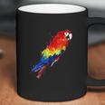 Watercolour Colourful Scarlet Macaw Parrot Bird Painting Coffee Mug