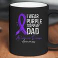 I Wear Purple For My Dad Alzheimer Disease Awareness Coffee Mug