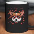 Welsh Corgi Face Heart Glasses Cute Valentines Day Dog Gift Coffee Mug