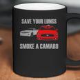 Wheel Spin Addict Mens Save Your Lungs Smoke A Camaro Coffee Mug