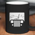 White Adventuring Yj Jeep Coffee Mug