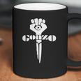 White Gonzo Fist Coffee Mug