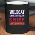 Wildcat On Saturday Chief On Sunday Kansas City Coffee Mug