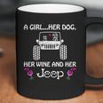 Her Wine And Her Jeep Coffee Mug