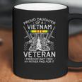 Womens Proud Daughter Of A Vietnam Veteran Freedom Isnt Free V-Neck Coffee Mug