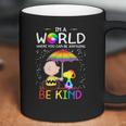 In A World Where You Can Be Anything Be Kind Lgbt Pride Snoopy Shirt Coffee Mug