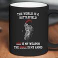 The World Is A Battlefield God Is My Weapon Coffee Mug