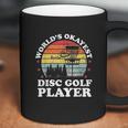 Worlds Okayest Disc Golf Player Funny Frisbee Golfing Gift Coffee Mug