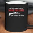 Zombie Apocalypse Hunting Humor Graphic Novelty Sarcastic Funny Coffee Mug