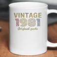 40Th Birthday Gift Retro Birthday Vintage 1981 Coffee Mug