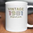 40Th Birthday Gift Vintage 1981 Original Parts Coffee Mug