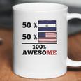 50 El Salvadorian 50 American 100 Awesome Coffee Mug