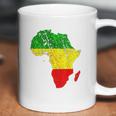 Africa Map Reggae Rasta Coffee Mug