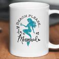 Aqua Blue Watercolor Beach Please Im A Mermaid Coffee Mug