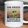 Baby Yoda Am Arsch Lecken Du Mich Kannst Vintage Shirt Mf Coffee Mug