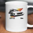 Back To The Future 35Th Retro Stripe Delorean Coffee Mug