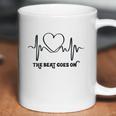 The Beat Goes On Heartbeat Rehab Heart Surgery Heart Gift Coffee Mug