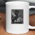 Black Horse Rearing Stallion Coffee Mug