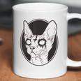 Black Metal Sphynx Cat I Pastel Goth And Death Metal Coffee Mug