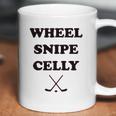 Campus Apparel Wheel Snipe Celly Funny Hockey Dangles Score Celebration Coffee Mug