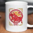 Chinese New Year Of Ox 2021 Ornamental Zodiac Bulls Coffee Mug