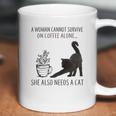 Coffee And Cat Lover She Also Needs A Cat New 2022 Gift Coffee Mug