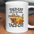 Cute Cat Tacocat Spelled Backwards Is Taco Cat Coffee Mug