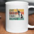 Eat Sleep Fade Repeat Barber Gift Hairstylist Barber Coffee Mug