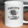 Fantasy Football Legend Funny Season Novelty Graphic Dad Gameday Coffee Mug