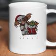 Friends Christmas Baby Yoda And Baby Gizmo Santa Coffee Mug