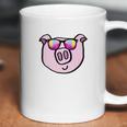 Funny Animal Piggy Face With Sunglasses For Pig Lovers Coffee Mug