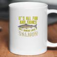 Funny Salmon Fishing Freshwater Saltwater Fish Gift Coffee Mug