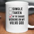 In The Garage Working On My Volvo S60 Coffee Mug