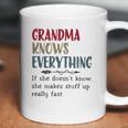 Grandma Knows Everything Womens Funny Grandma Coffee Mug