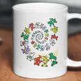 Grateful Dead Spiral Bears Tie Dye Coffee Mug