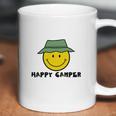 Happy Camper Camping Smiley Face Coffee Mug