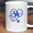 Heartbeat Love Kentucky Wildcats Nurse Coffee Mug