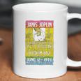 Janis Joplin Freedom Hall Poster Fitted Jersey Coffee Mug