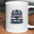 Jeep Copilot Blue Art With Dog Coffee Mug