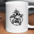 Jeep Square Headlight Go Topless Coffee Mug