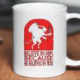 Krampus Christmas Believe In Him Occult Scary Folklore Coffee Mug