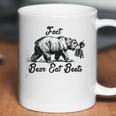 L Bear Eat Beets The Office Funny Heather Grey Men Coffee Mug