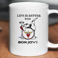 Life Is Better With Bon Jovi Snoopy Rock Band Coffee Mug