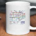 London Tourist Metro Underground Tube MapShirt British Coffee Mug