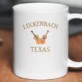 Luckenbach Texas Travel Souvenir Country Music Guitar Coffee Mug