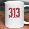 Made In Detroit 313 Area Code Pride Coffee Mug