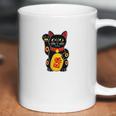 Magic Black Maneki Neko Money Beckoning Lucky Cat Coffee Mug