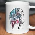 Mandalorian Helmet Reflection Coffee Mug