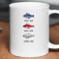 Med Sea Red Sea Dead Sea Black Font Coffee Mug