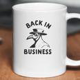 Mens Back In Business Funny Plague Doctor Coffee Mug